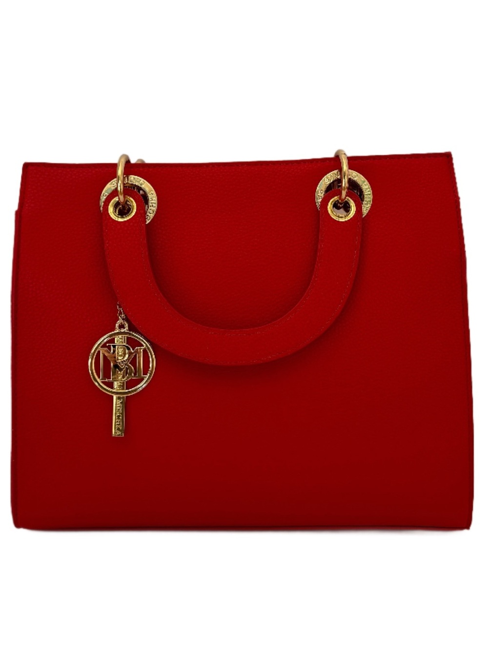 Hand Bag/Crossbody, Big Logo Eyelet & a thin strap.  Badgley Mischka NWT